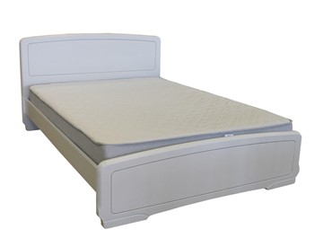 Кровать двуспальная Боринское Кристина Прайм 1400, Белый в Абакане