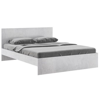 Двуспальная кровать Осло М14 с настилами Лайт (Цемент светлый) в Абакане