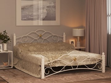 Кровать 2-х спальная Гарда 3, 160х200, белая в Абакане