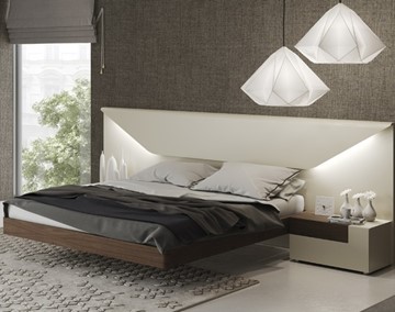 Кровать 1.5-спальная Elena с подсветкой (160x200) в Абакане
