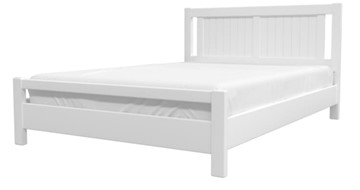 Полутороспальная кровать Ванесса из массива сосны (Белый Античный) 140х200 в Абакане