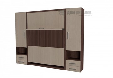 Подъемная кровать Smart (ШЛ+К 1600+ШП), шкаф правый в Абакане