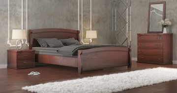 Двуспальная кровать СВ-Стиль Магнат 160*200 с основанием в Абакане