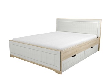 Кровать 2-спальная с ящиками НМ 040.34 Оливия Дуб Сонома в Абакане