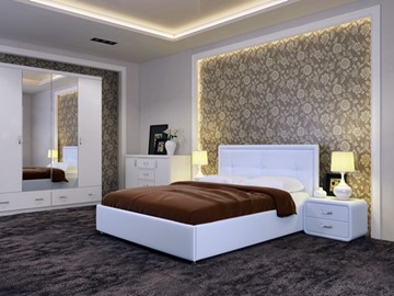Спальная кровать Релакс Adele размер 140*200 с основанием в Абакане