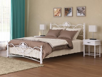 Кровать двуспальная Garda 2R 160х200, белый в Абакане