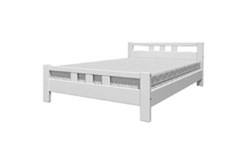 Спальная кровать Вероника-2 (Белый Античный) 90х200 в Абакане