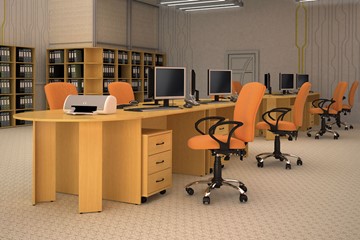 Комплект офисной мебели Классик рабочее место для опенспэйса (фрифло) в Абакане