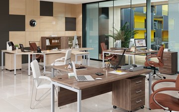 Мебель для персонала Xten S 1 - один стол с приставным брифингом в Абакане