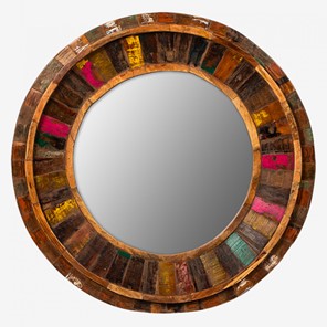 Зеркало настенное Myloft Маниша круглое в Абакане