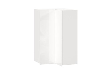Шкаф кухонный угловой высокий Шервуд, ЛД 281.570.000.170, белый/белый глянец в Абакане