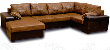П-образный диван Плаза 405х210 в Абакане