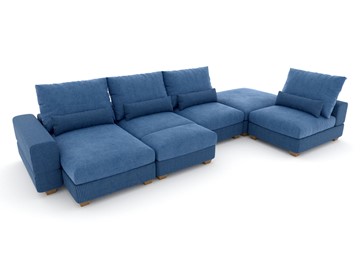 П-образный диван V-10-M П (П1+Д4+Д2+УС+ПС), Memory foam в Абакане