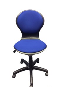 Детское комьютерное кресло Libao LB-C 03, цвет синий в Абакане
