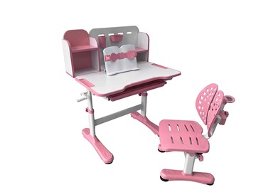 Растущий стол и стул Vivo Pink FUNDESK в Абакане