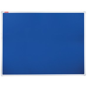 Доска  для объявлений c текстильным покрытием для объявлений 60х90 см синяя, ГАРАНТИЯ 10 ЛЕТ, РОССИЯ, BRAUBERG, 231700 в Абакане