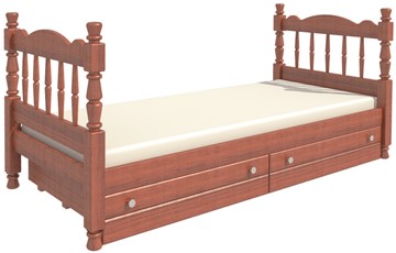 Кровать в детскую Алёнка (Орех) с основанием в Абакане