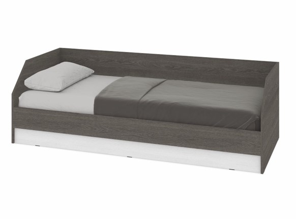 Кровать подростковая О81, Анкор темный - Анкор светлый в Абакане - изображение
