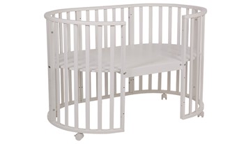 Детская кроватка-трансформер POLINI Kids Simple 905 Белый в Абакане - предосмотр 3
