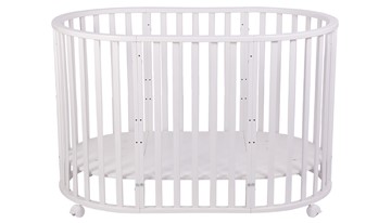 Детская кроватка-трансформер POLINI Kids Simple 930 Белый в Абакане - предосмотр 3