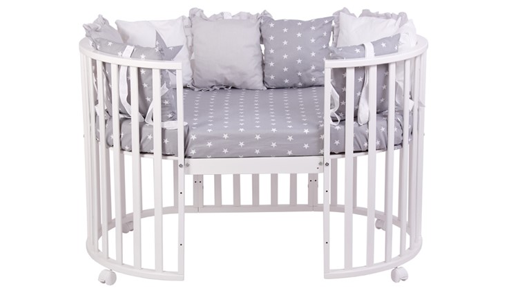 Детская кроватка-трансформер POLINI Kids Simple 930 Белый в Абакане - изображение 6