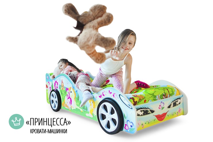 Кровать-машина детская Принцесса в Абакане - изображение 3