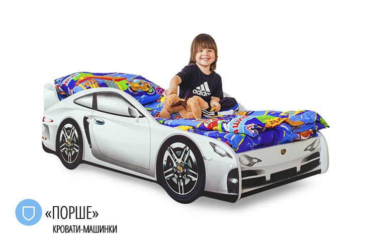 Детская кровать-машина Porsche в Абакане - изображение 1