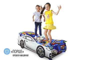 Детская кровать-машина Porsche в Абакане - предосмотр 4