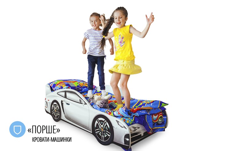 Детская кровать-машина Porsche в Абакане - изображение 4