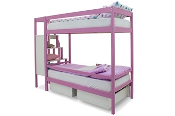 Детская 2-х ярусная кровать Svogen розовый в Абакане - предосмотр 6