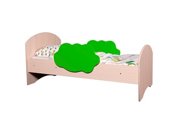 Детская кровать Тучка, корпус Дуб млечный, фасад Лайм в Абакане