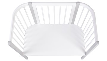 Приставная кровать POLINI Kids Simple 120 Белый / Серый в Абакане - предосмотр 3