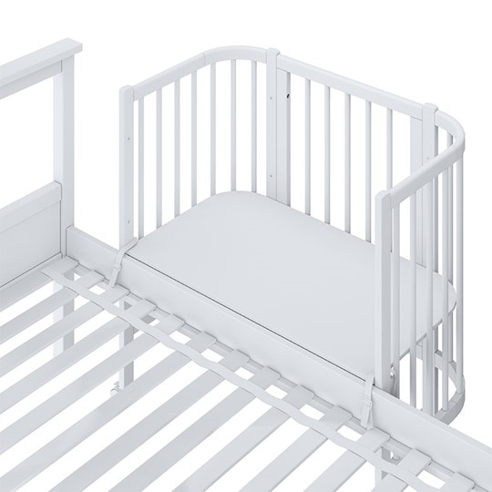 Кроватка-трансформер POLINI Kids Simple 120 Белый в Абакане - изображение 5