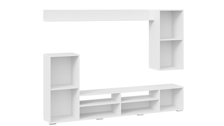 Стенка Моретти (Белый, Белый глянец) в Абакане - изображение 3