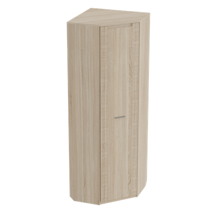 Угловой распашной шкаф Элана, Дуб сонома 720х720х208 в Абакане - изображение