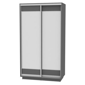 Шкаф 2-дверный Весенний HK1, 2155х1200х600 (D2D2), Графит в Абакане - предосмотр