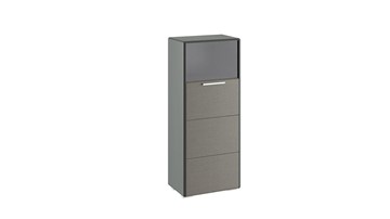 Шкаф Наоми комбинированный одностворчатый, цвет Фон серый, Джут ТД-208.07.28 в Абакане