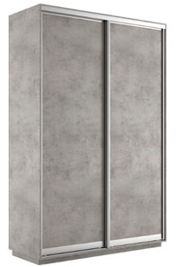 Шкаф двухдверный Экспресс (ДСП) 1600х450х2400, бетон в Абакане