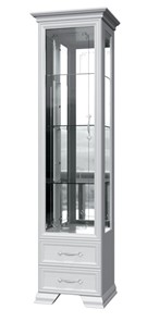 Шкаф-витрина Грация ШР-1, белый, 3 стекла, 420 в Абакане