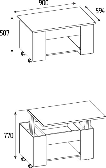 Стол трансформер Леон 219 в Абакане - изображение 1