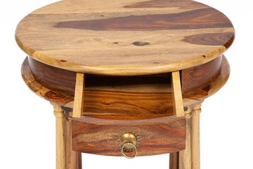 Кофейный столик Бомбей - 1149  палисандр, 45*45*60, натуральный (natural) арт.10049 в Абакане - предосмотр 1