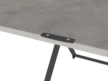 Складной стол-трансформер Генри, бетон чикаго/чёрный в Абакане - предосмотр 4