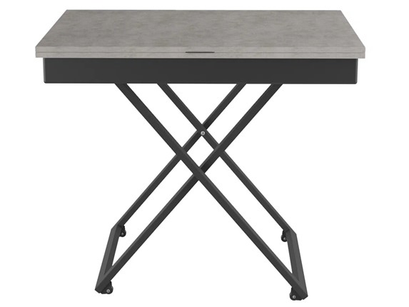 Складной стол-трансформер Генри, бетон чикаго/чёрный в Абакане - изображение