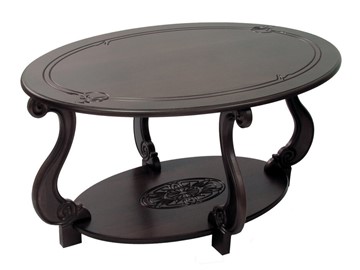 Овальный столик Овация-М (Темно-коричневый) в Абакане