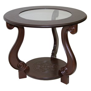 Круглый столик Грация С (Темно-коричневый) в Абакане