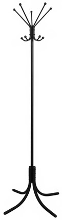 Вешалка для одежды КР-10Л, цвет черный в Абакане - изображение