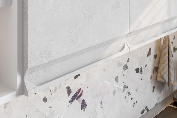 Угловой гарнитур Вельвет, бетон графит/бетон снежный в Абакане - изображение 5