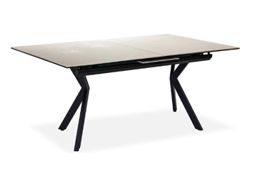 Обеденный раздвижной стол Бордо 1CX 140х85 (Oxide Avorio/Графит) в Абакане