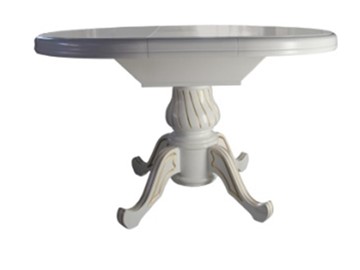 Кухонный раскладной стол Ф-100(130), на одной ножке, (стандартная покраска) в Абакане - предосмотр 2