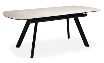 Кухонный стол раздвижной Шамони 2CQ 160х90 (Oxide Avorio/Графит) в Абакане - предосмотр 1
